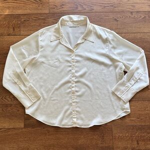 Abercrombie Satin Button Down